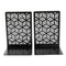 Crafted Door Design Metal Bookends Heavy Duty NonSlip Decorative Book Holders 3