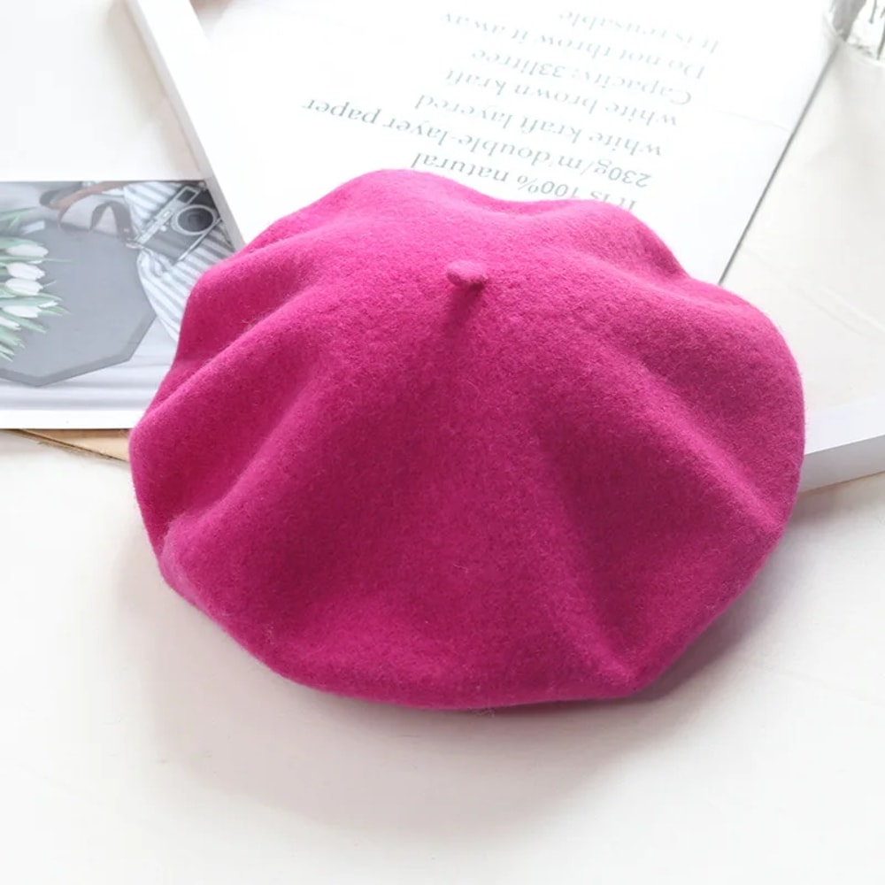 vintage beret hat for travel packing