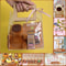 Kawaii Capybara Stationery Gift Set Cute Pen Stickers Plush Pendant School Kit 8