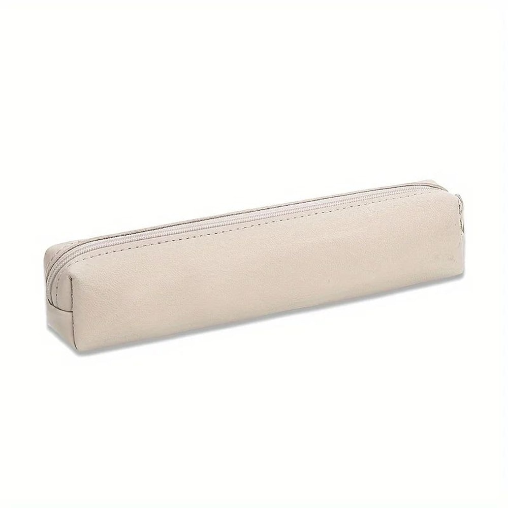 Mini Faux Leather Makeup Pencil Case Stylish Portable Cosmetic Organizer 5