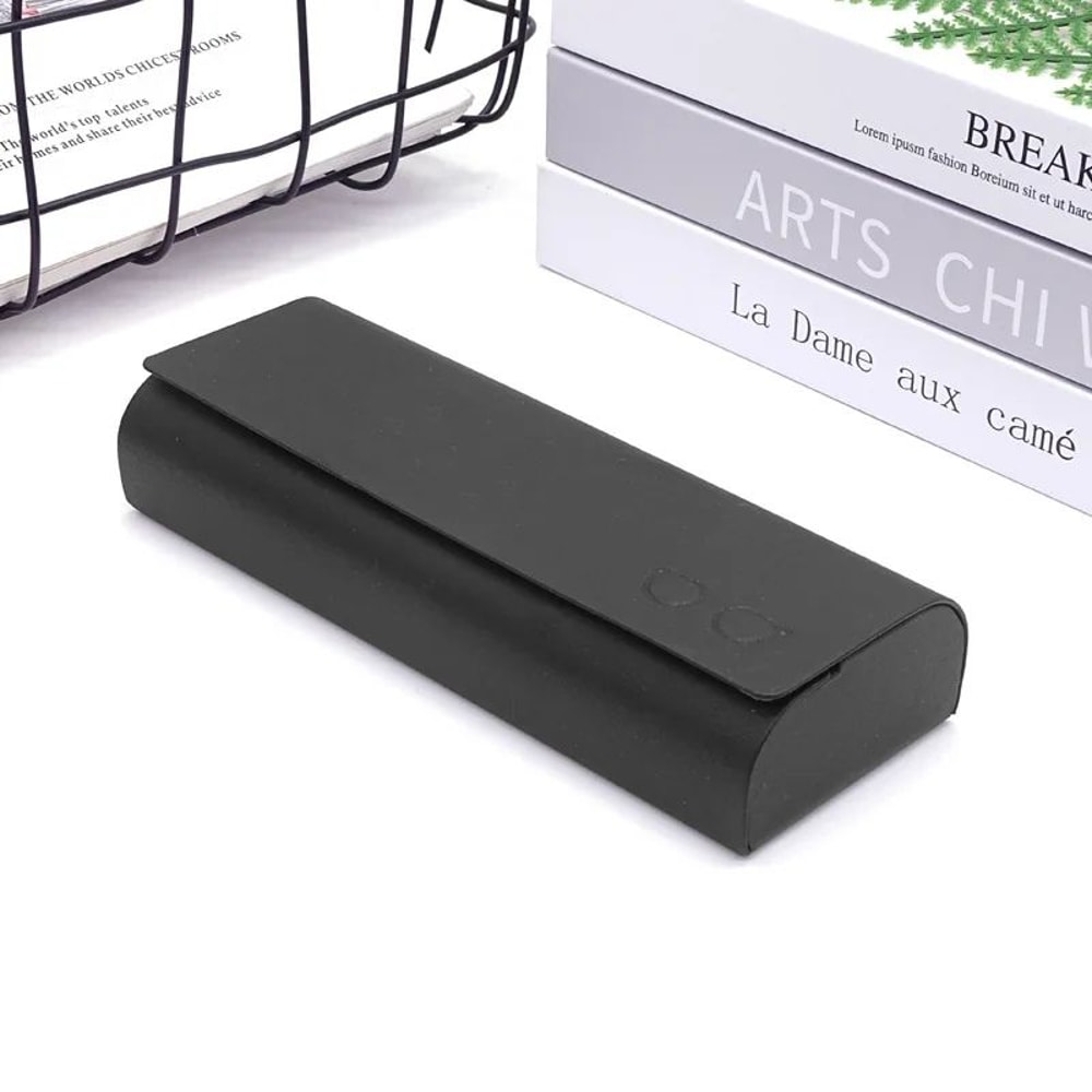 Premium Leather Eyeglasses Case CompressionProof Sunglasses Storage Box 6