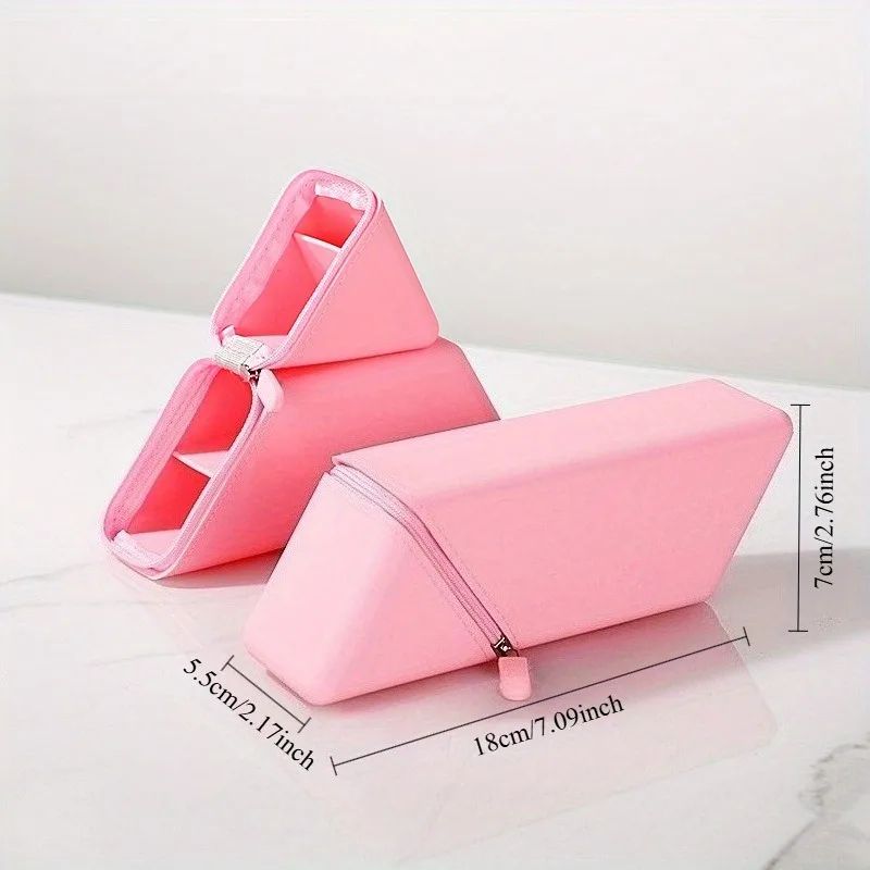 Foldable Silicone Pencil Holder Expandable Desk Pen Organizer Cup 9