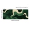 Green Beige Abstract Large Desk Mat AntiSlip Natural Rubber Mouse Pad 4