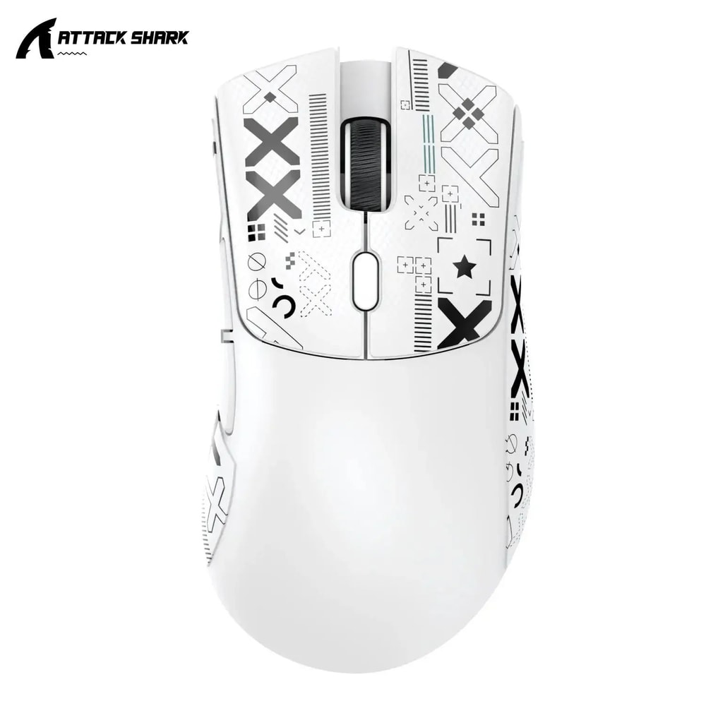 Attack Shark RGB Wireless Gaming Mouse TriMode Bluetooth Lightweight FPS Mouse 7
