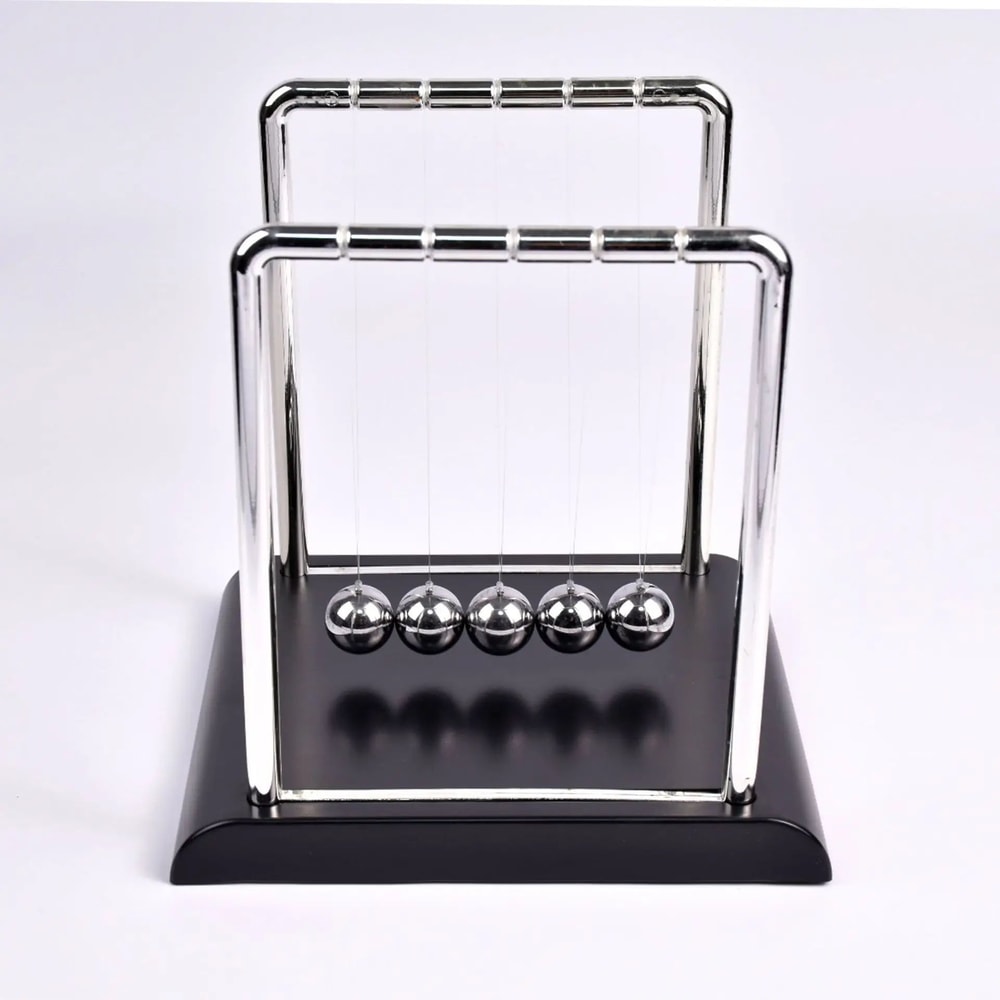 Newtons Cradle Balance Balls Perpetual Motion Desk Toy Office Ornament 5