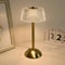 Modern Crystal LED Touch Desk Lamp Rechargeable Gold Cordless Decorative Light 4