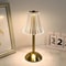 Modern Crystal LED Touch Desk Lamp Rechargeable Gold Cordless Decorative Light 6
