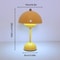 USB Rechargeable LED Flower Bud Touch Lamp 3Color Dimmable Bedside Table Light 5