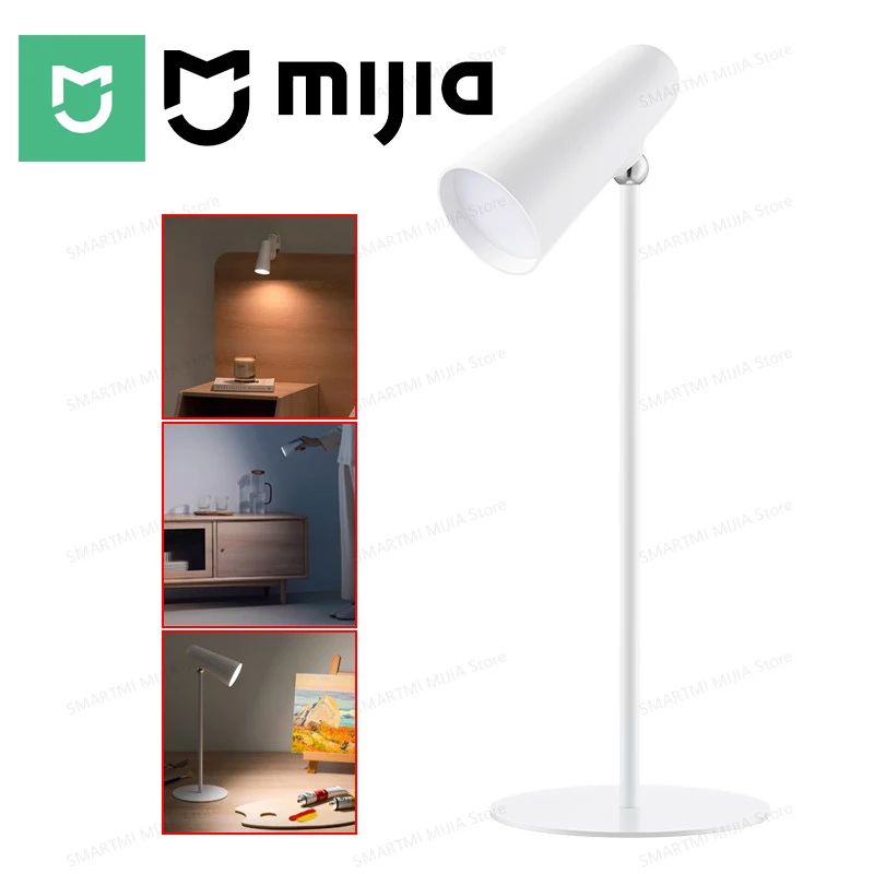 MIJIA 3in1 Flexible Rechargeable Lamp Magnetic Desk Clamp Torch LED Light 0