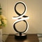 Spiral LED Night Light Lamp With 3 Color Modes Modern USB Table Lamp For Bedroom Office Study Des 2