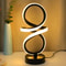 Spiral LED Night Light Lamp With 3 Color Modes Modern USB Table Lamp For Bedroom Office Study Des 6