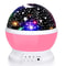 Rotating Starry Sky Night Light Projector LED Galaxy Moon Ceiling Lamp For Kids Bedroom And Nurse 8