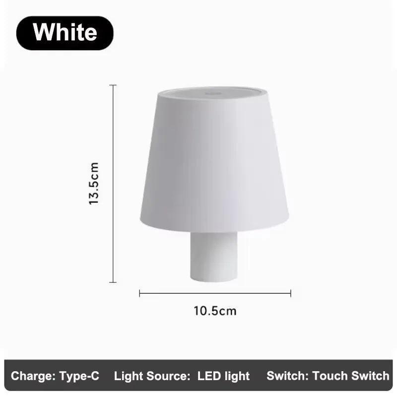 Rechargeable LED Wine Bottle Table Lamp With Touch Control RGB Dimmable Light For Restaurants And 7