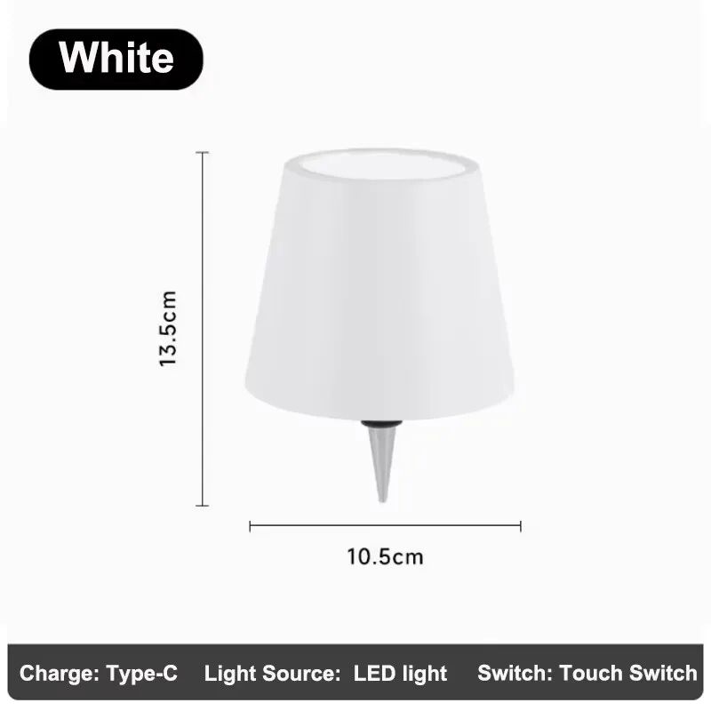 Rechargeable LED Wine Bottle Table Lamp With Touch Control RGB Dimmable Light For Restaurants And 9