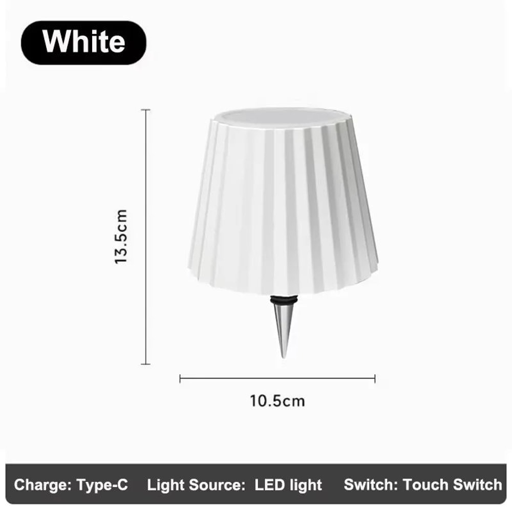 Rechargeable LED Wine Bottle Table Lamp With Touch Control RGB Dimmable Light For Restaurants And 13