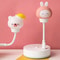 Cute Cartoon USB LED Night Light With Remote Control Dimmable Bear Chick Kitten Bedside Lamp For K 2