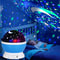 Rotating Starry Sky Galaxy Projector Night Light For Kids LED Moon Stars Nursery Ceiling Projecto 0