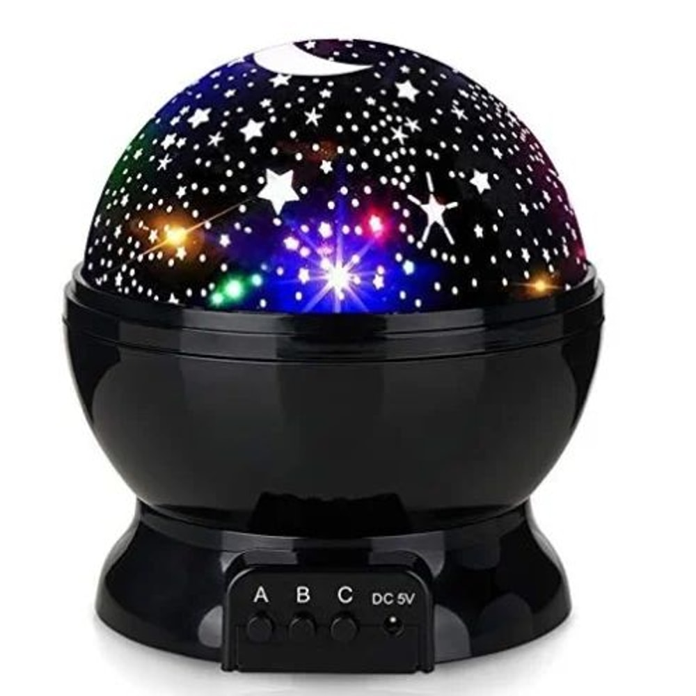 Rotating Starry Sky Galaxy Projector Night Light For Kids LED Moon Stars Nursery Ceiling Projecto 6
