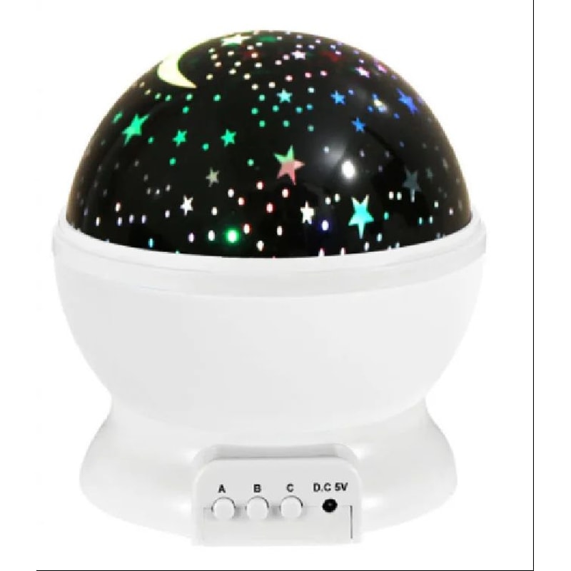 Rotating Starry Sky Galaxy Projector Night Light For Kids LED Moon Stars Nursery Ceiling Projecto 9