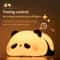 Cute Panda Silicone Rechargeable Night Light Touch Sensor Dimmable LED Bedside Lamp For Kids 1