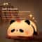 Cute Panda Silicone Rechargeable Night Light Touch Sensor Dimmable LED Bedside Lamp For Kids 3