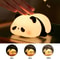 Cute Panda Silicone Rechargeable Night Light Touch Sensor Dimmable LED Bedside Lamp For Kids 6