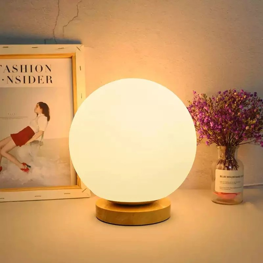 RGB Color Changing Rechargeable LED Table Lamp USB Bedside Night Light For Bedroom Home Office 4
