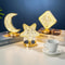 Rechargeable 3D Moon Crystal Touch Lamp USB Dimmable LED Bedside Ambient Night Light 1