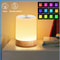 RGB Touch Control LED Bedside Lamp 16 Color Changing Rechargeable Night Light With Remote 6