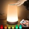 GGbingo RGB Touch Control LED Night Light 13 Color Changing Dimmable Bedside Lamp With Remote 1