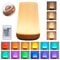 GGbingo RGB Touch Control LED Night Light 13 Color Changing Dimmable Bedside Lamp With Remote 6