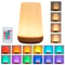 GGbingo RGB Touch Control LED Night Light 13 Color Changing Dimmable Bedside Lamp With Remote 7