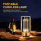 Rechargeable Cordless LED Table Lamp Touch Dimmable 3 Color USBC Bedside Restaurant Desk Light 1