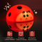 Cute Ladybug Silicone LED Night Light Touch Control Rechargeable Nursery Bedside Lamp 2