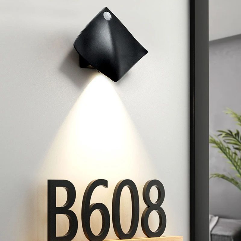 Rechargeable Motion Sensor LED Wall Sconce Wireless Magnetic Night Light For Bedroom Hallway 0