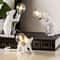 Modern Resin Animal LED Table Lamp Mouse Cat Squirrel Decorative Desk Night Light 0