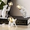 Modern Resin Animal LED Table Lamp Mouse Cat Squirrel Decorative Desk Night Light 0