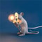 Modern Resin Animal LED Table Lamp Mouse Cat Squirrel Decorative Desk Night Light 13