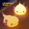 Cute Axolotl Silicone LED Night Light Touch Control Rechargeable Kids Bedside Lamp 1