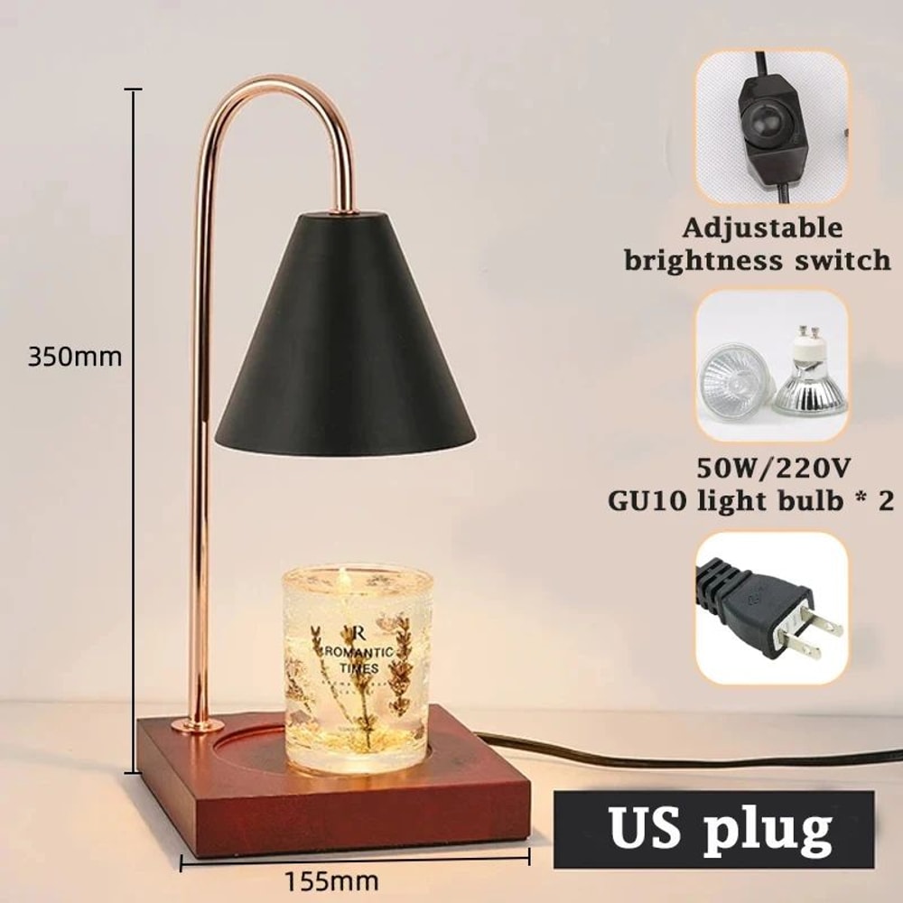 Candle Warmer Lamp With Timer Dimmable Aromatherapy Wax Melt Table Lamp 6