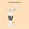 Foldable LED Desk Lamp With Alarm Clock Thermometer Touch Dimmable Eye Protection Reading Light 4