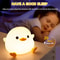 Cute Duck Silicone LED Night Light Rechargeable Touch Dimmable Nursery Bedside Lamp 3