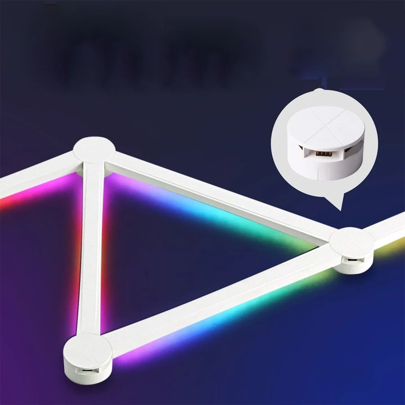 Smart RGB LED Wall Light Bars WiFi App Controlled Modular Gaming TV Backlight Lamp 2