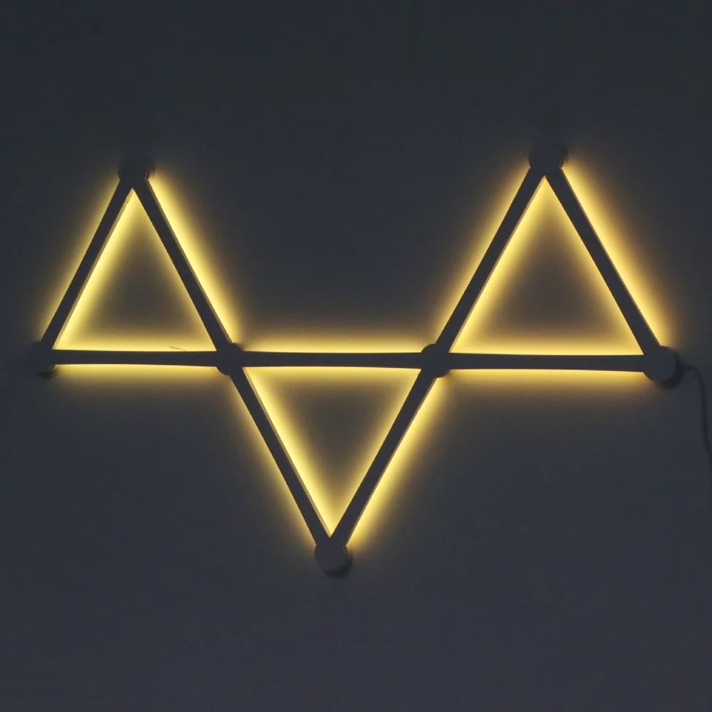 Smart RGB LED Wall Light Bars WiFi App Controlled Modular Gaming TV Backlight Lamp 3