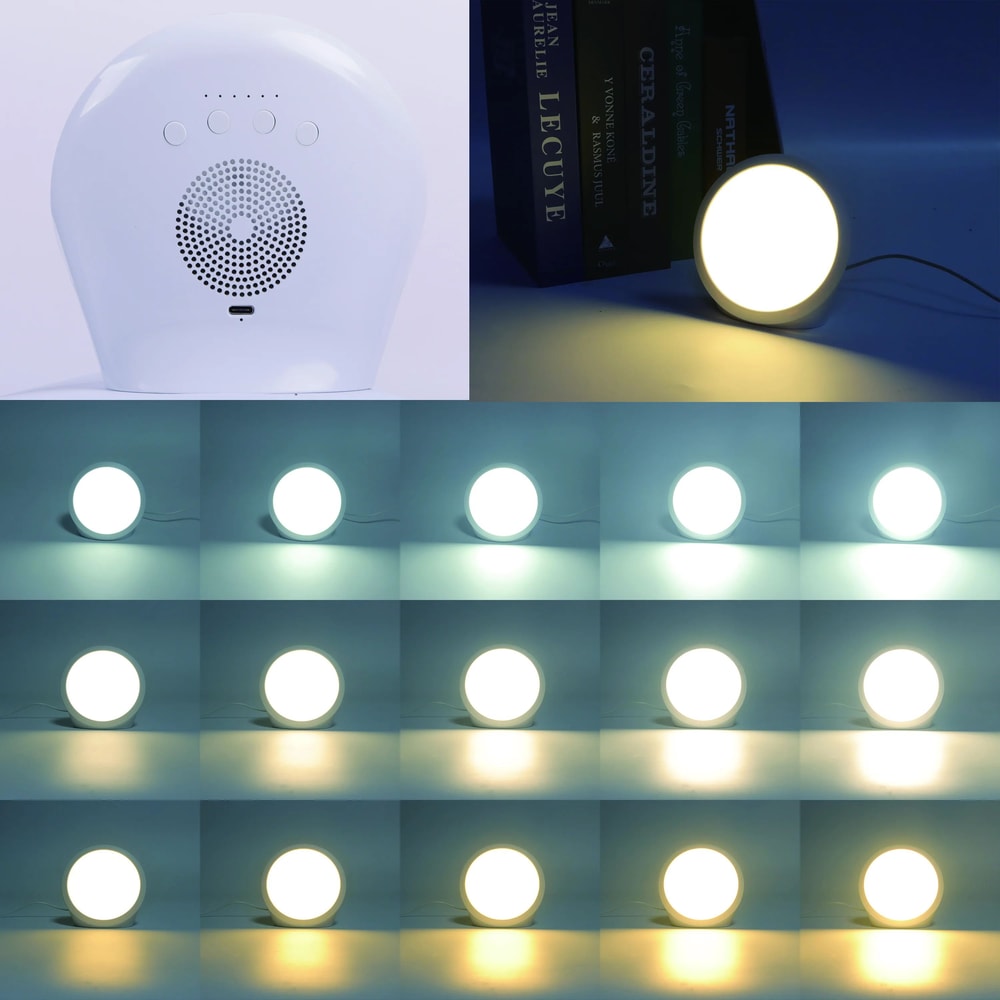 10000 Lux Daylight Therapy Lamp Portable Natural Sunlight LED Light With Timer Brightness Control 4