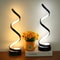 Modern Spiral LED Table Lamp 3 Color Touch Dimmable Bedside Desk Light 4