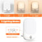 EU Plug Motion Sensor LED Night Light Dusk To Dawn Dimmable Bedroom Hallway Lamp 4