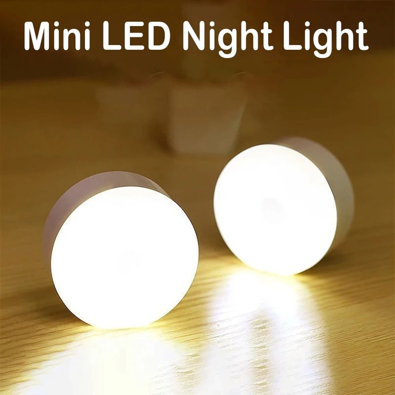 Magnetic Battery Powered LED Night Light 3 Mode Eye Protection Closet Cabinet Lamp 0
