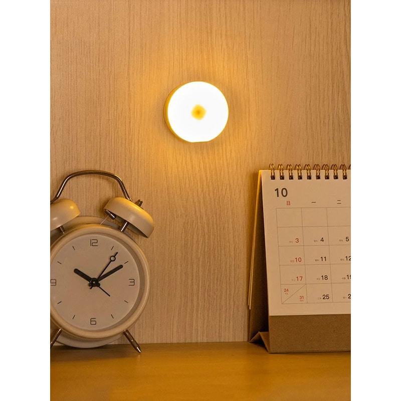 Magnetic Battery Powered LED Night Light 3 Mode Eye Protection Closet Cabinet Lamp 5