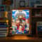 Anime LED Light Painting Frame One Piece Luffy Zoro USB Dimmable Night Light 2